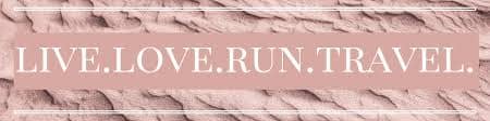 live love run travel logo