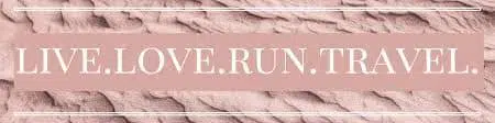 live love run travel logo