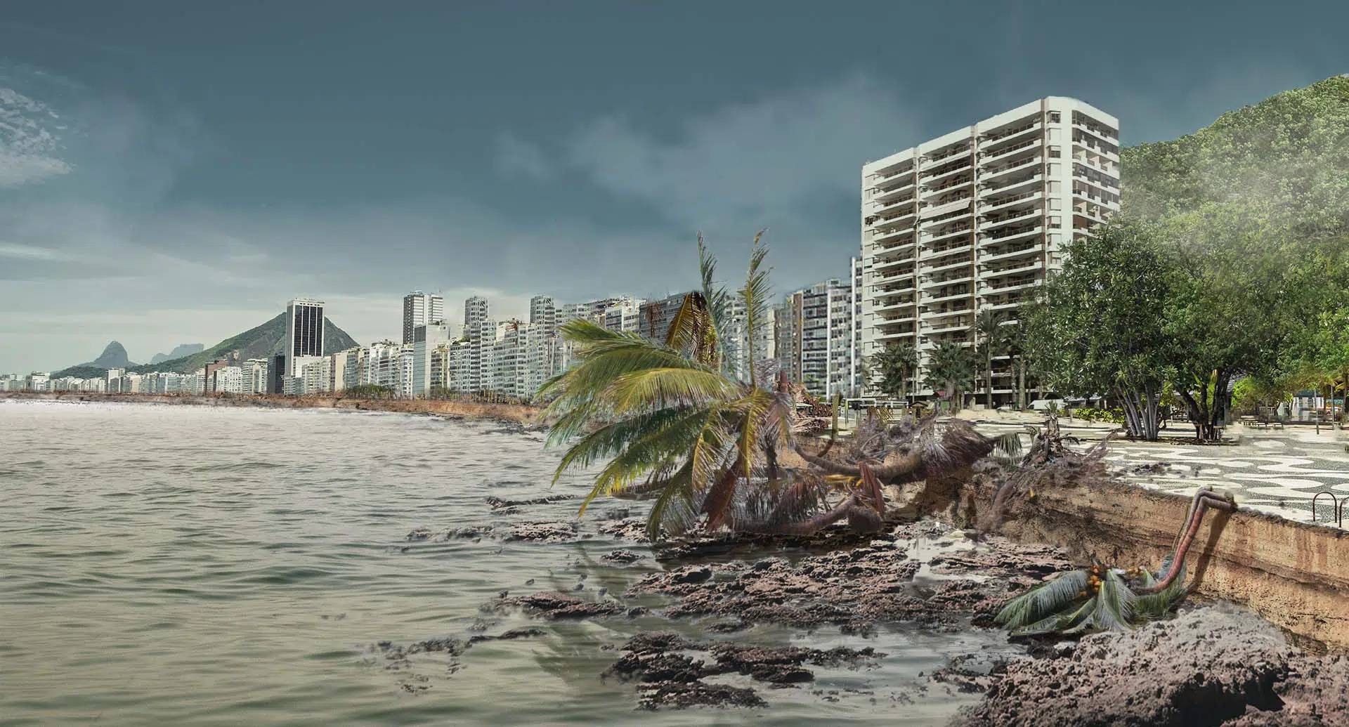 Copacabana beach after the sands of time