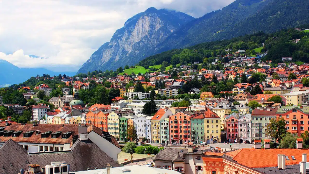 The best time to visit Innsbruck depends on your interests, with winter, December to March, ideal for skiing and snow sports. During this season, the surrounding city transforms into a winter wonderland of Christmas markets and fairytale streets decked in twinkling lights and holiday decorations while the mountains come with epic thrills and snowy views. Summer, June to September, offers pleasant weather for hiking, cycling, and exploring the old town. Spring and autumn are noticeably shorter, but have the added benefit of fewer crowds and mild temperatures, making them great for sightseeing around the Innsbruck region.